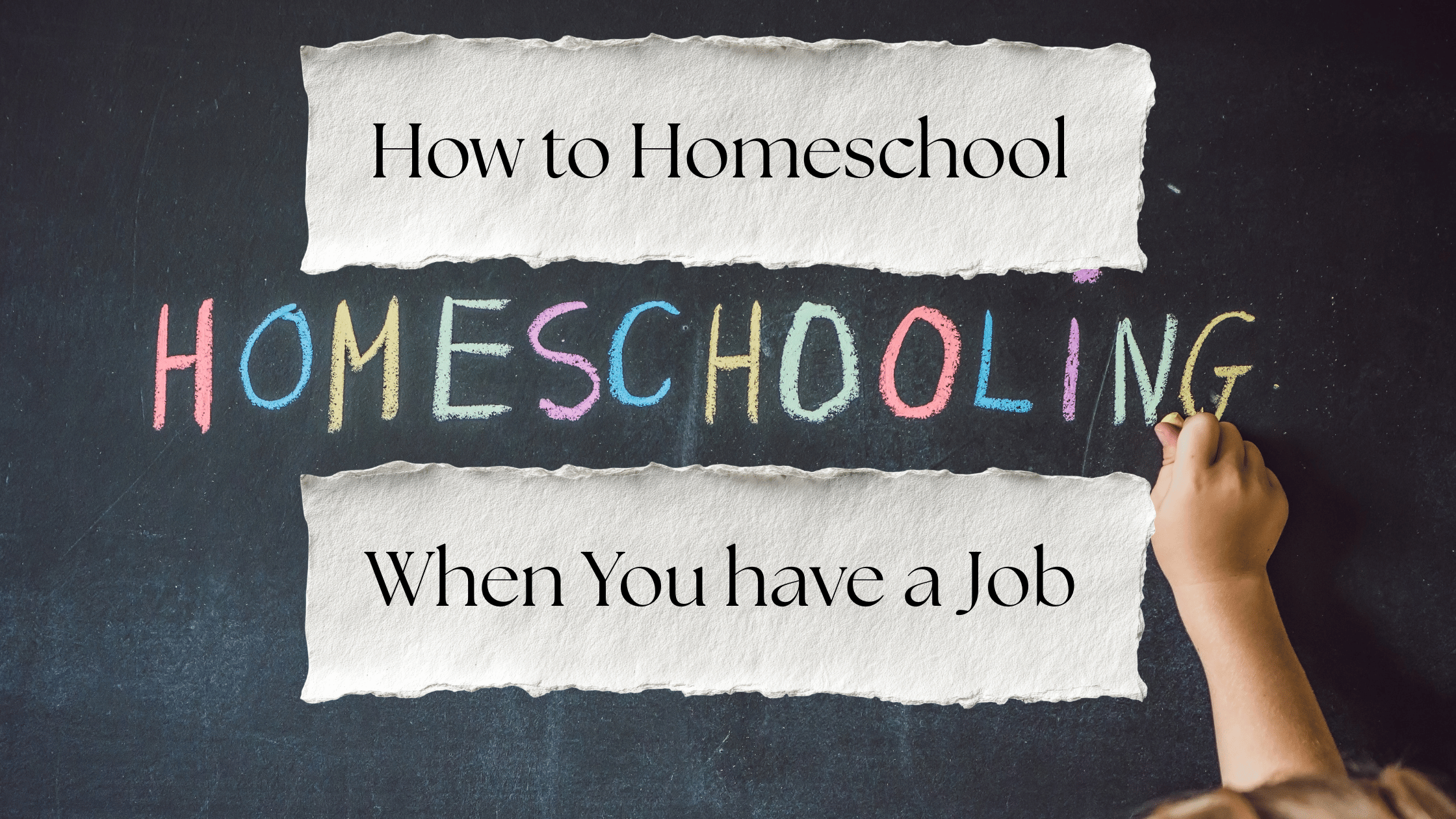 How to Homeschool When You Have a Job